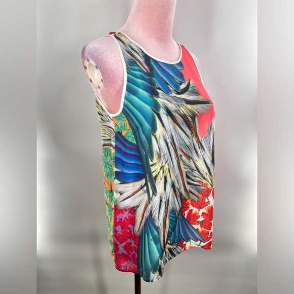 EUC Clover Canyon Multi Print Blouse - Picture 3 of 8